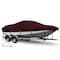 Eevelle Boat Cover DECK BOAT Walk Thru Windshield, Outboard Fits 20ft 6in L up to 102in W Burgundy SCDKWT20102B-BRG - alternate 1
